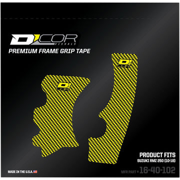 D'COR VISUALS Frame Grip Tape - Yellow - Suzuki 16-40-102