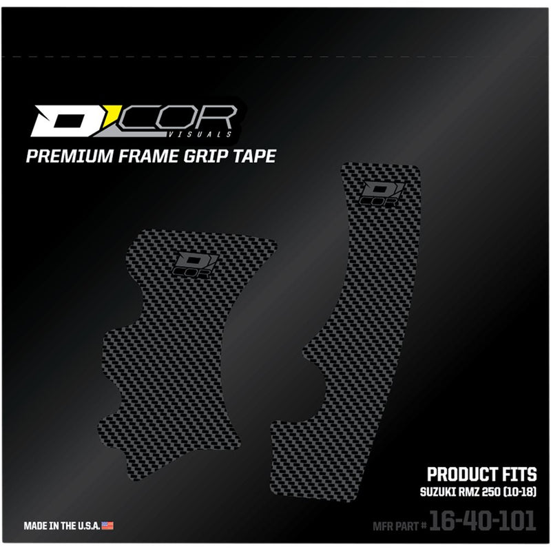 D'Cor Visuals Frame Grip Tape - Gray - Suzuki 16-40-101