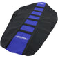 SDG 6-Ribbed Seat Cover - Black Ribs/Blue Top/Black Sides 95916KBK