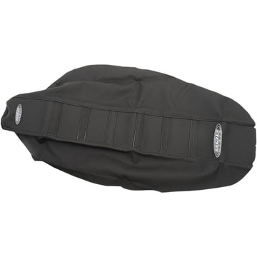 SDG 6-Ribbed Seat Cover - Black Ribs/Black Top/Black Sides 95936