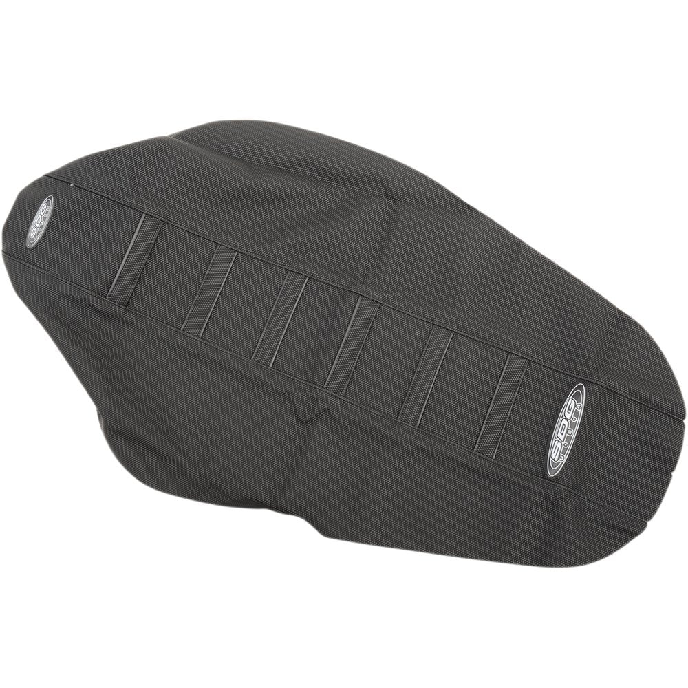 SDG 6-Ribbed Seat Cover - Black Ribs/Black Top/Black Sides 95915