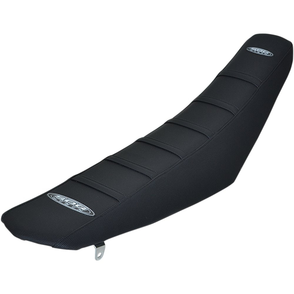 SDG 6-Ribbed Seat Cover - Black Ribs/Black Top/Black Sides 95931