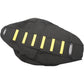 SDG 6-Ribbed Seat Cover - Yellow Ribs/Black Top/Black Sides 95946YK