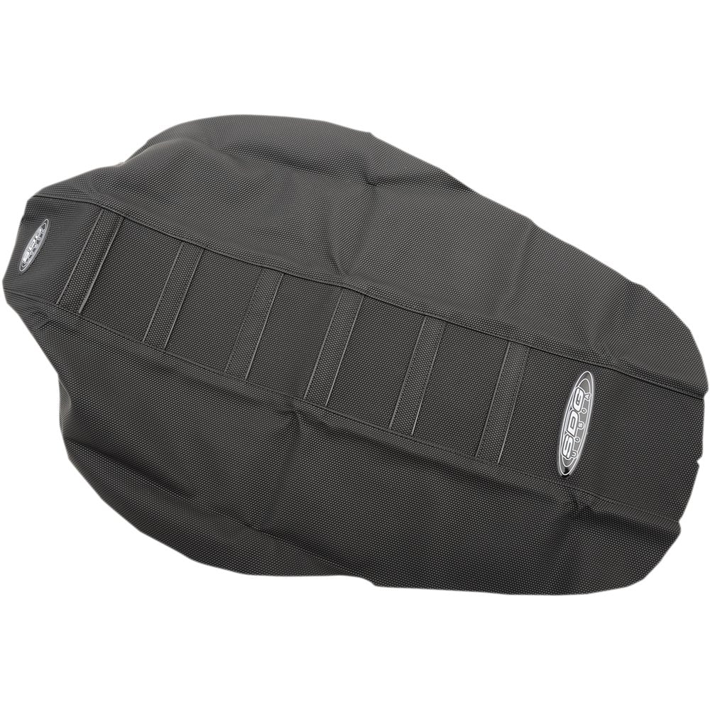 SDG 6-Ribbed Seat Cover - Black Ribs/Black Top/Black Sides 95956