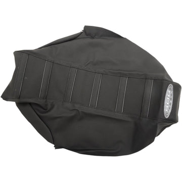 SDG 6-Ribbed Seat Cover - Black Ribs/Black Top/Black Sides 95945