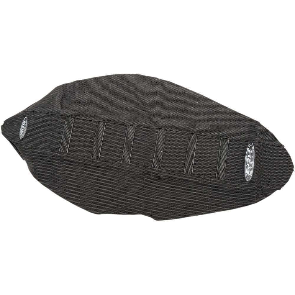 SDG 6-Ribbed Seat Cover - Black Ribs/Black Top/Black Sides 95935