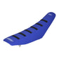 SDG 6-Ribbed Seat Cover - Black Ribs/Blue Top/Blue Sides 95910KBB