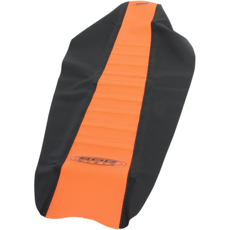 SDG Pleated Seat Cover - Orange Top/Black Sides 96340OK