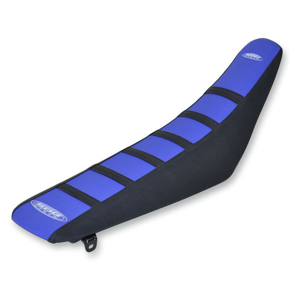 SDG 6-Ribbed Seat Cover - Black Ribs/Blue Top/Black Sides 95910KBK