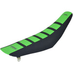 SDG 6-Ribbed Seat Cover - Black Ribs/Green Top/Black Sides 95941KGK