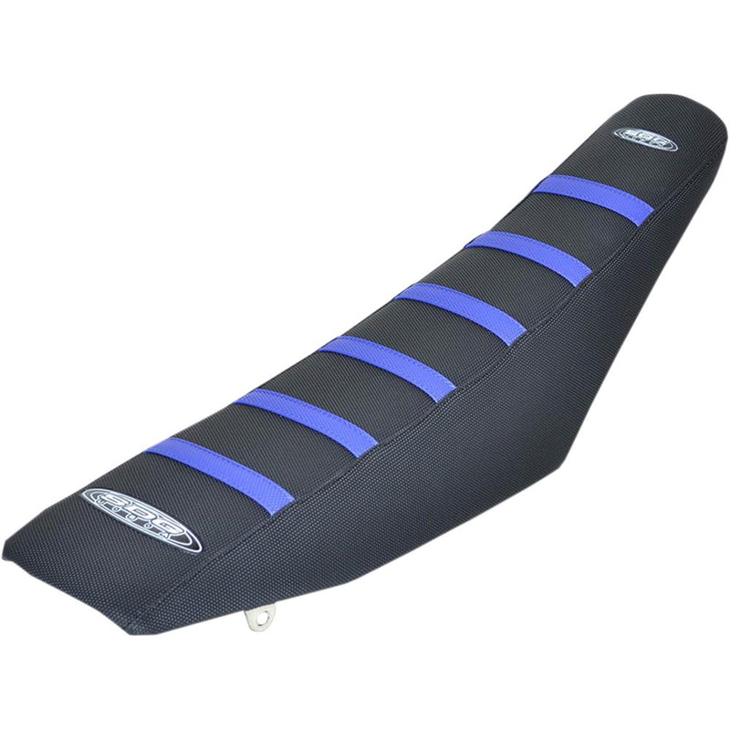 SDG 6-Ribbed Seat Cover - Blue Ribs/Black Top/Black Sides 95910BK