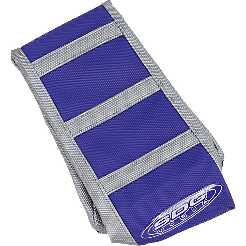 SDG 6-Ribbed Seat Cover - Gray Ribs/Blue Top/Gray Sides 95945XBX