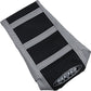 SDG 6-Ribbed Seat Cover - Gray Ribs/Black Top/Gray Sides 95945XKX