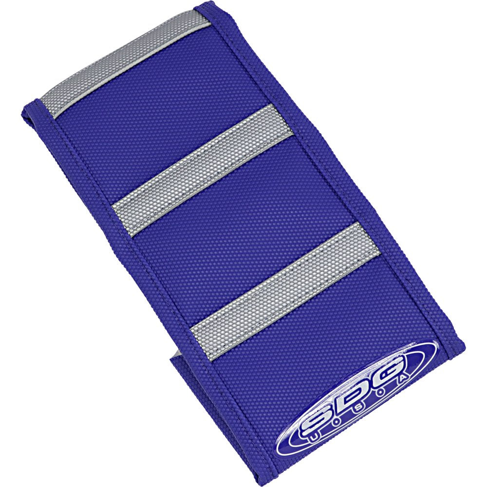 SDG 6-Ribbed Seat Cover - Gray Ribs/Blue Top/Blue Sides 95910XBB