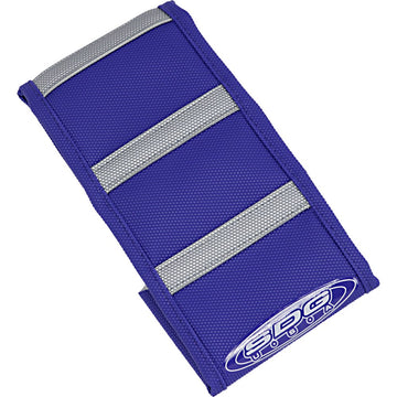 SDG 6-Ribbed Seat Cover - Gray Ribs/Blue Top/Blue Sides 95910XBB