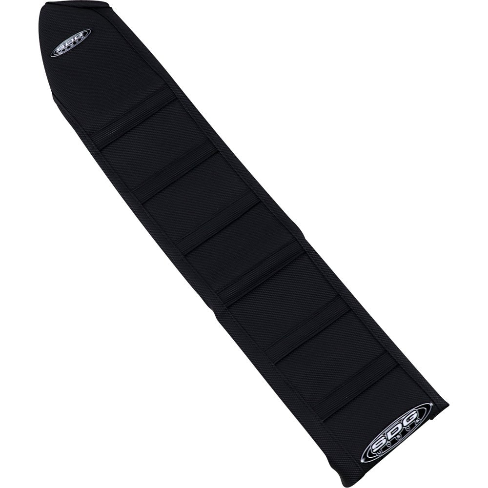 SDG 6-Ribbed Seat Cover - Black Ribs/Black Top/Black Sides 95939
