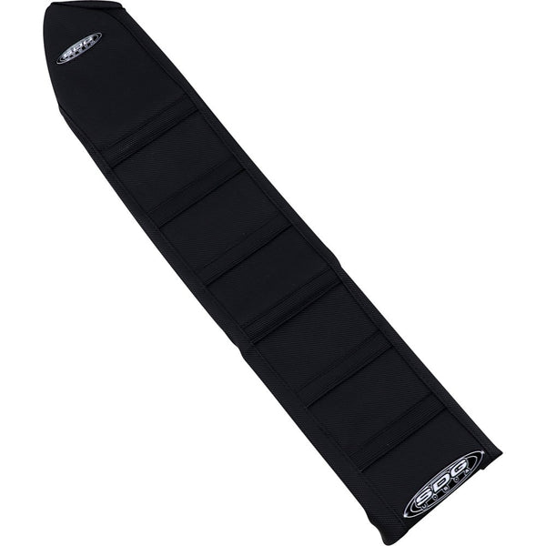SDG 6-Ribbed Seat Cover - Black Ribs/Black Top/Black Sides 95939