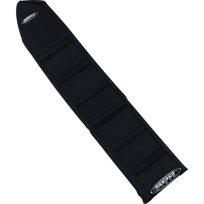 SDG 6-Ribbed Seat Cover - Black Ribs/Black Top/Black Sides 95939