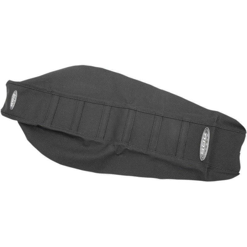 SDG 6-Ribbed Seat Cover - Black Ribs/Black Top/Black Sides 95958