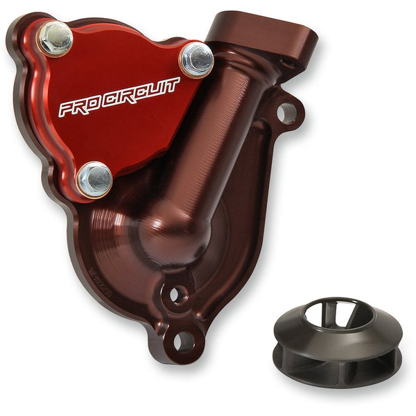 Pro Circuit Water Pump Cover with Impeller - Kawasaki WPK17250