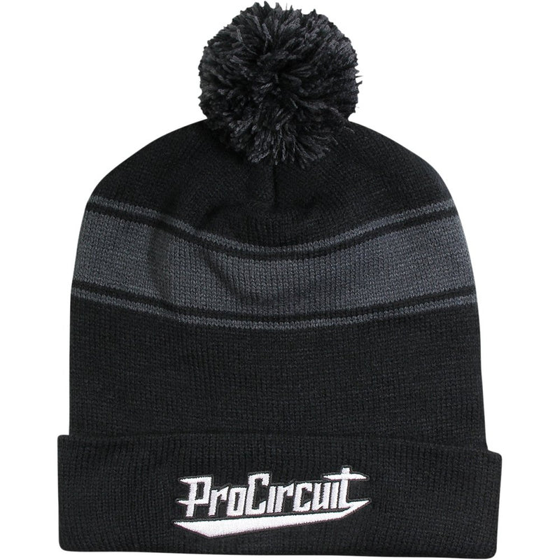 Pro Circuit Beanie - Charcoal/Black/Gray 68100