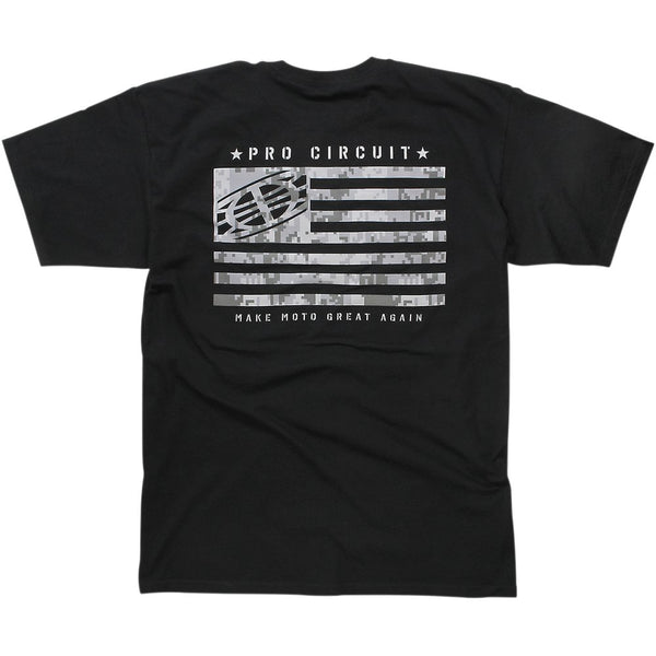 Pro Circuit Flag T-Shirt - Black - 2XL 6411810-50