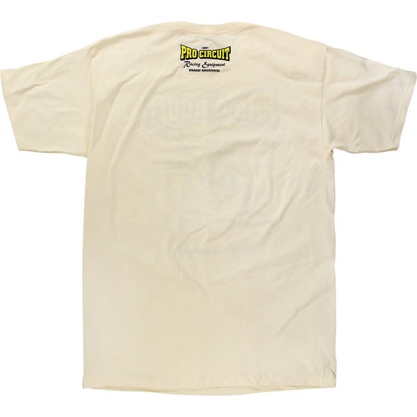 Pro Circuit Spark Plug T-Shirt - Cream - Medium 6431750-020