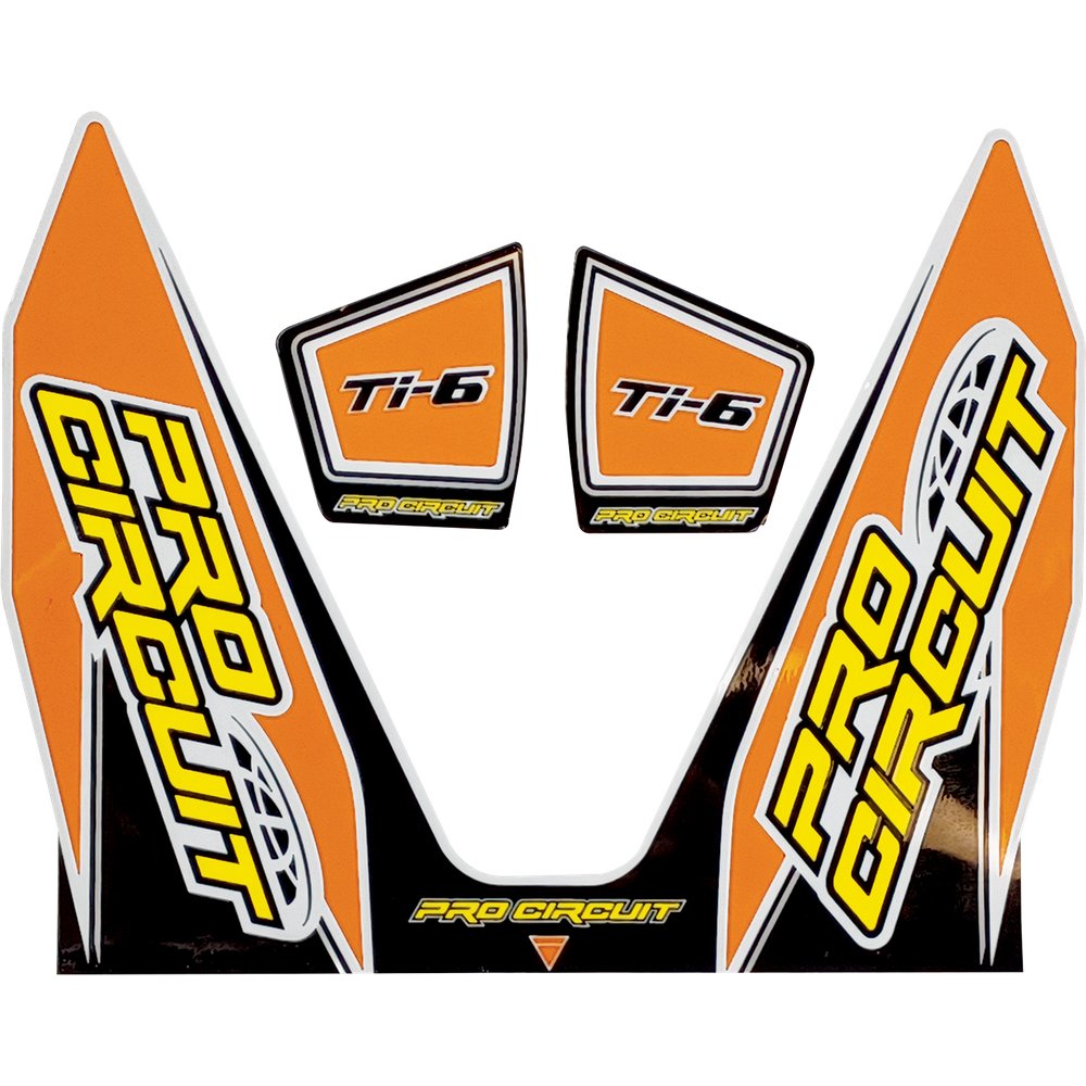 PRO CIRCUIT Ti-6 Decal - Orange DC22TI6-ORANGE