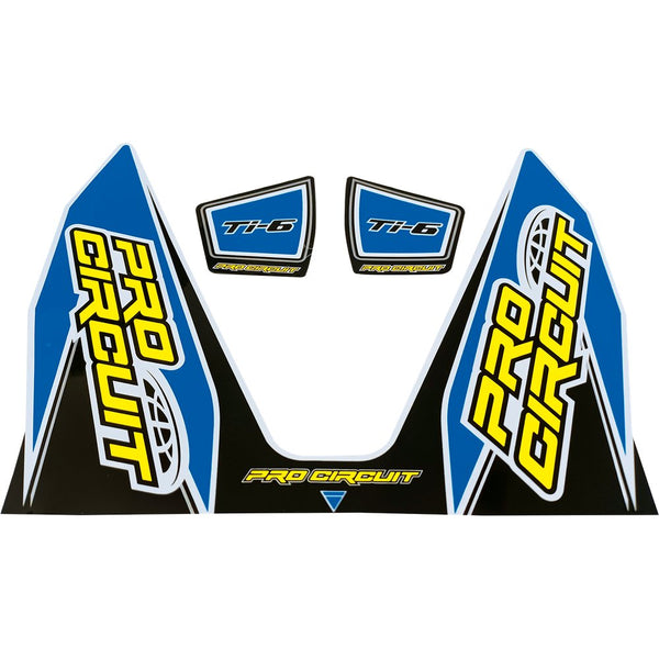 Pro Circuit Ti-6 Decal - Light Blue DC22TI6-LB