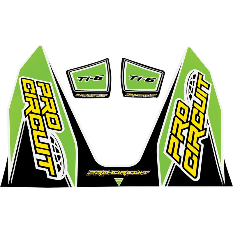 Pro Circuit Ti-6 Decal - Green DC22TI6-GRN