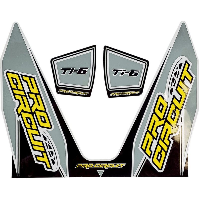 Pro Circuit Ti-6 Decal - Gray DC22TI6-GRAY