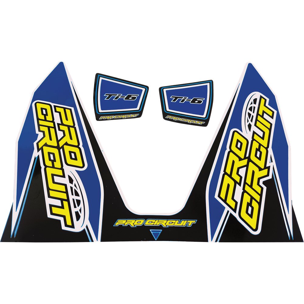 PRO CIRCUIT Ti-6 Decal - Dark Blue DC22TI6-DB