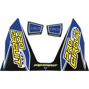 PRO CIRCUIT Ti-6 Decal - Dark Blue DC22TI6-DB