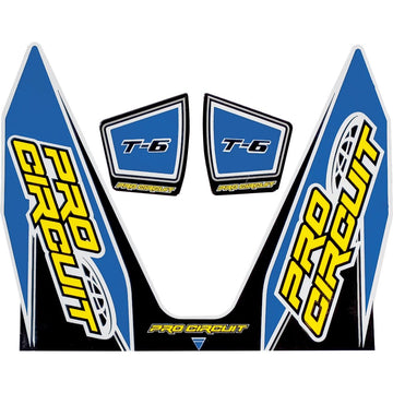 PRO CIRCUIT T-6 Decal - Light Blue DC22T6-LB
