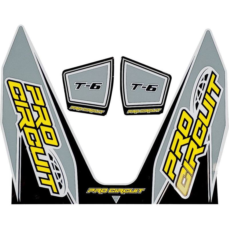 Pro Circuit T-6 Decal - Gray DC22T6-GRAY