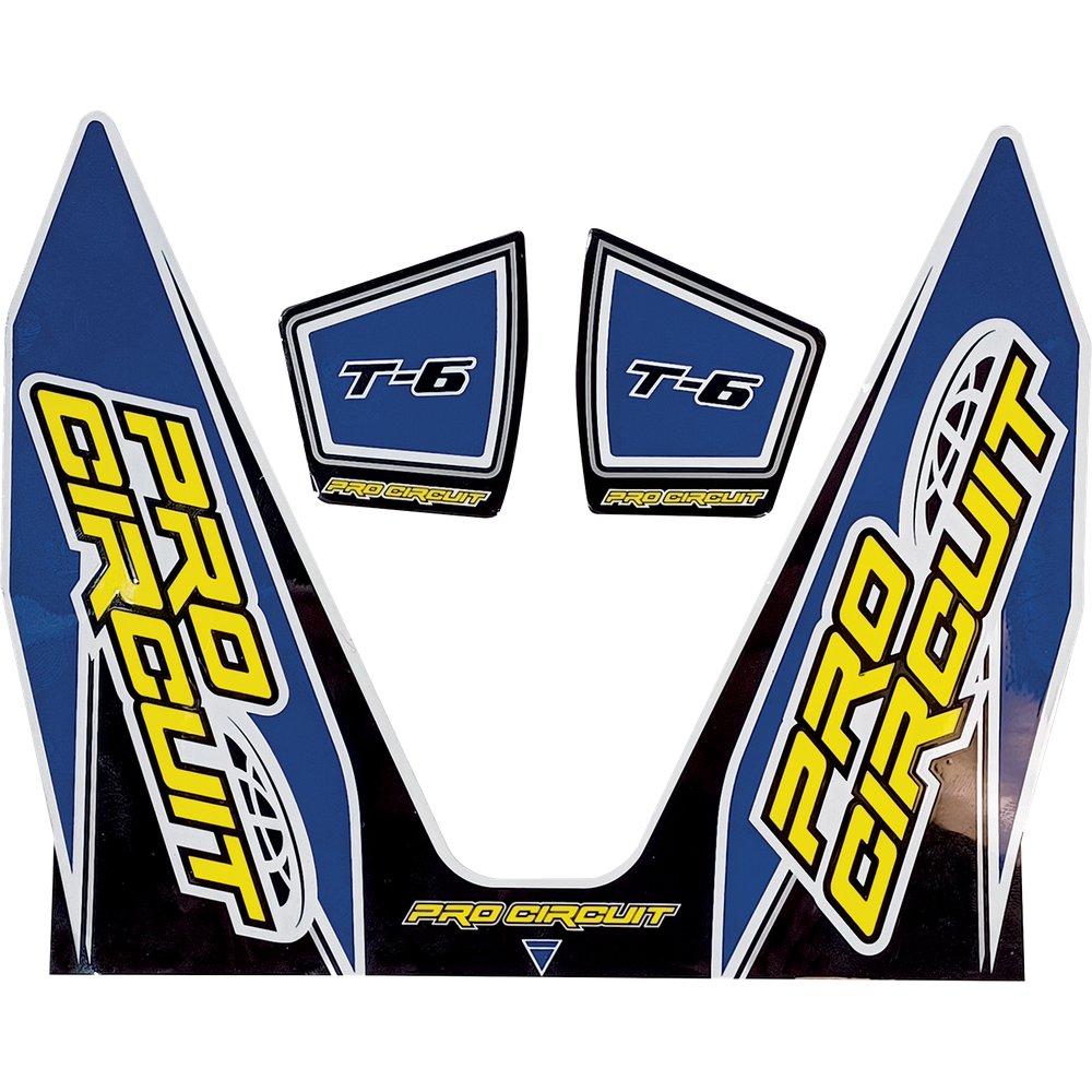 PRO CIRCUIT T-6 Decal - Dark Blue D22T6-DB