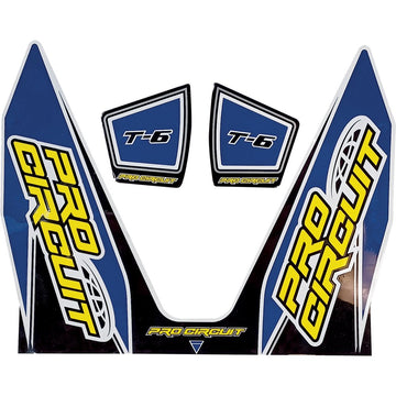 PRO CIRCUIT T-6 Decal - Dark Blue D22T6-DB