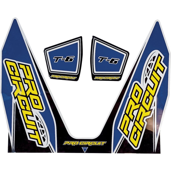 Pro Circuit T-6 Decal - Dark Blue D22T6-DB