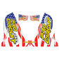 PRO CIRCUIT T-6 Mini/Dual Decal - Stars and Stripes D22MINI-SS
