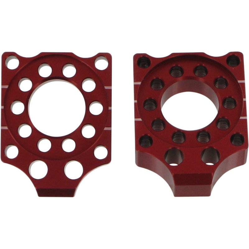 Pro Circuit Axle Blocks - Red - CRF 150R HAB07