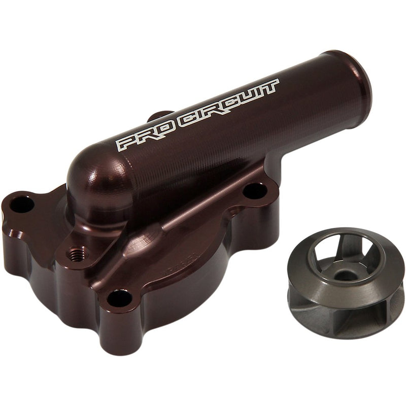 Pro Circuit Water Pump Cover with Impeller - Kawasaki WPK16450