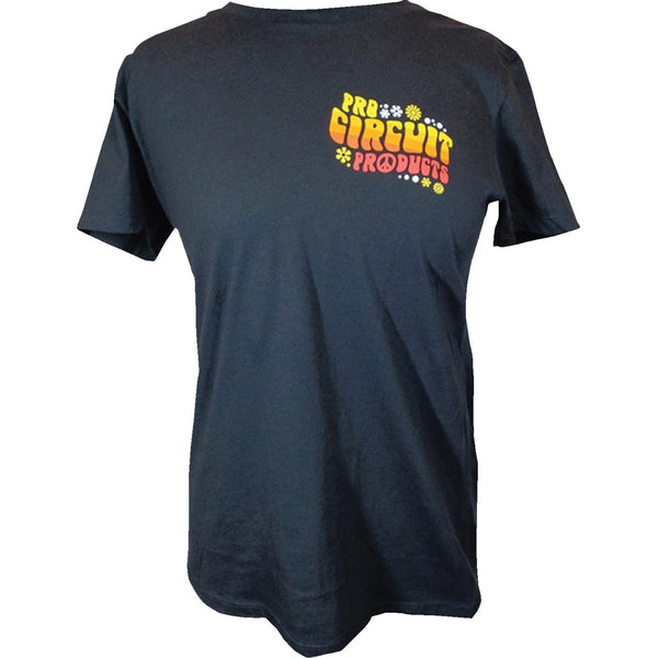 Pro Circuit Women's Groovy T-Shirt - Black - XL 646610-040