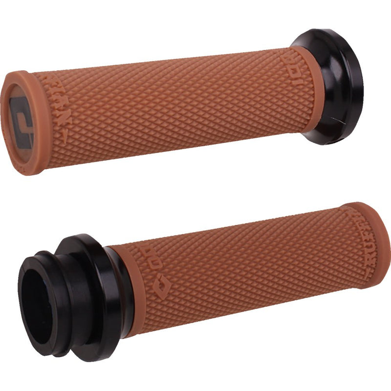 Odi Ruffian Lock-On Street Grips - TBW - Gum/Black V30HTWGR-B