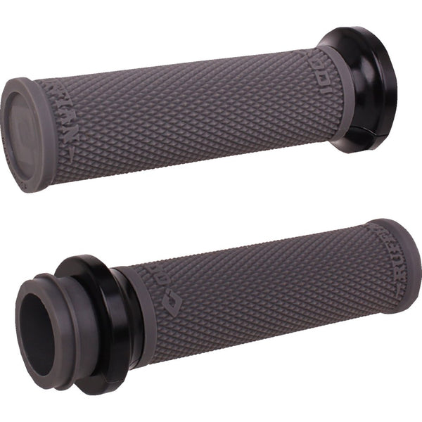 Odi Ruffian Lock-On Street Grips - TBW - Graphite/Black V30HTWH-B