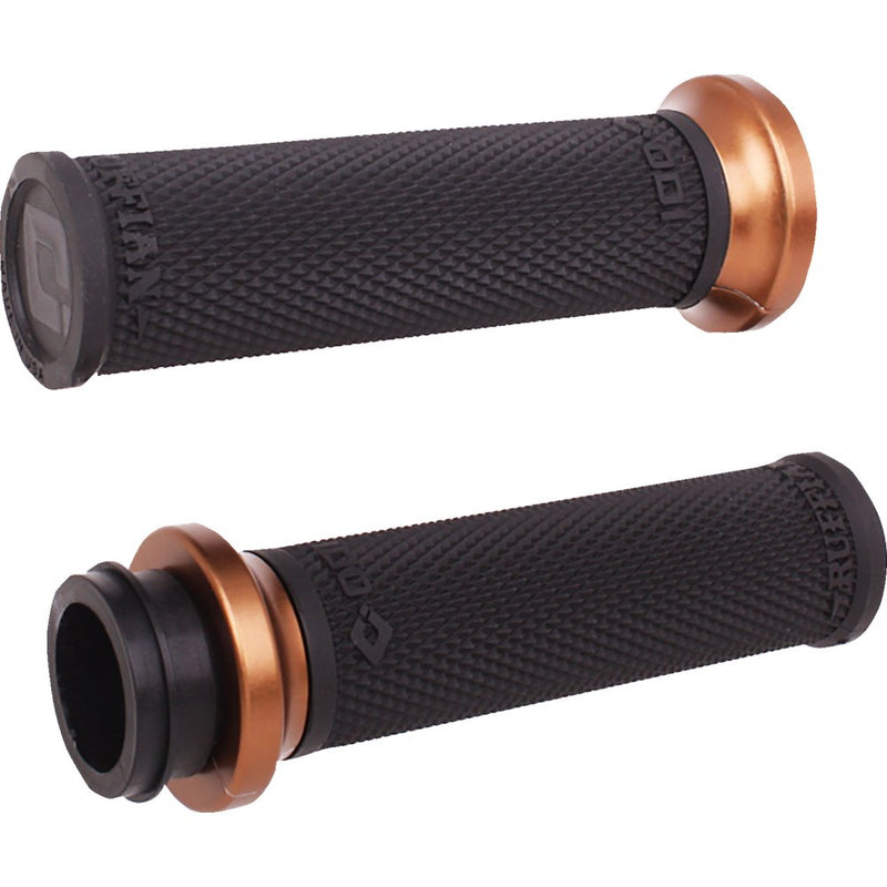 Odi Ruffian Lock-On Street Grips - TBW - Black/Bronze V30HTWB-Z
