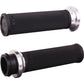 ODI Ruffian Lock-On Street Grips - TBW - Black/Silver V30HTWB-S