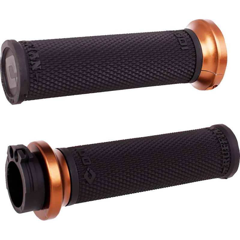 Odi Ruffian Lock-On Street Grips - Cable - Black/Bronze V30HCWB-Z