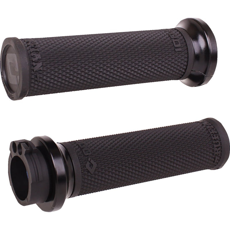 Odi Ruffian Lock-On Street Grips - Cable - Black/Black V30HCWB-B