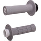 ODI Micro-X Half-Waffle v2 Lock-On Grips - Gray/Silver H36MXG