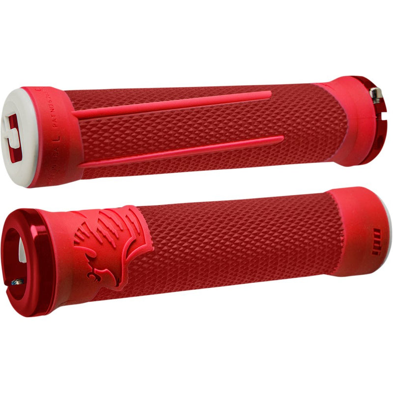 Odi AG-2 MTB Grips - Red/Fire Red D35A2RF-R